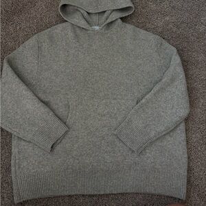 Primark Grey Hooded Knit Pullover